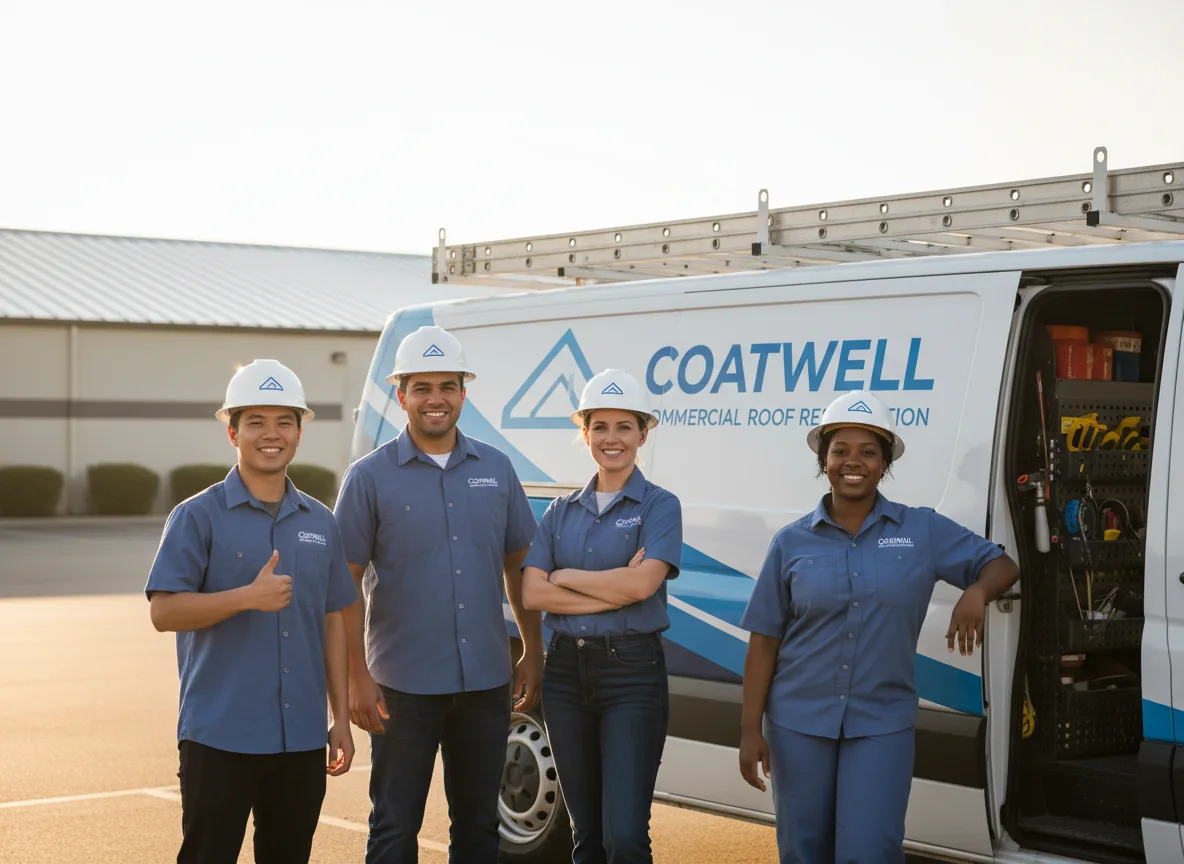 Commercial roof coating company in Ephraim, WI
